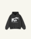 BELIEVED | OVERSIZED HOODIE WASHED BLACK