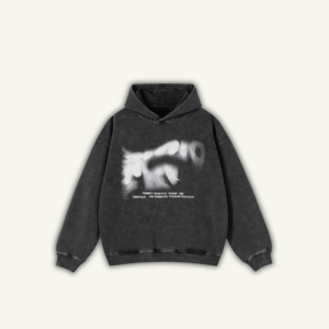 BELIEVED | OVERSIZED HOODIE WASHED BLACK