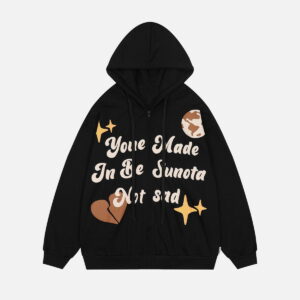 Cartoon Alphabet Hoodie