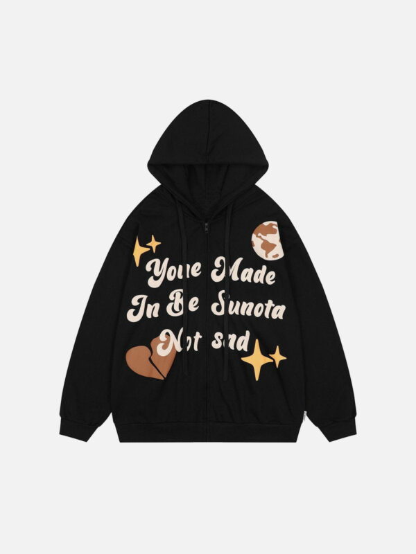 Cartoon Alphabet Hoodie