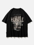 "HU8FLE" Graffiti Print Tee