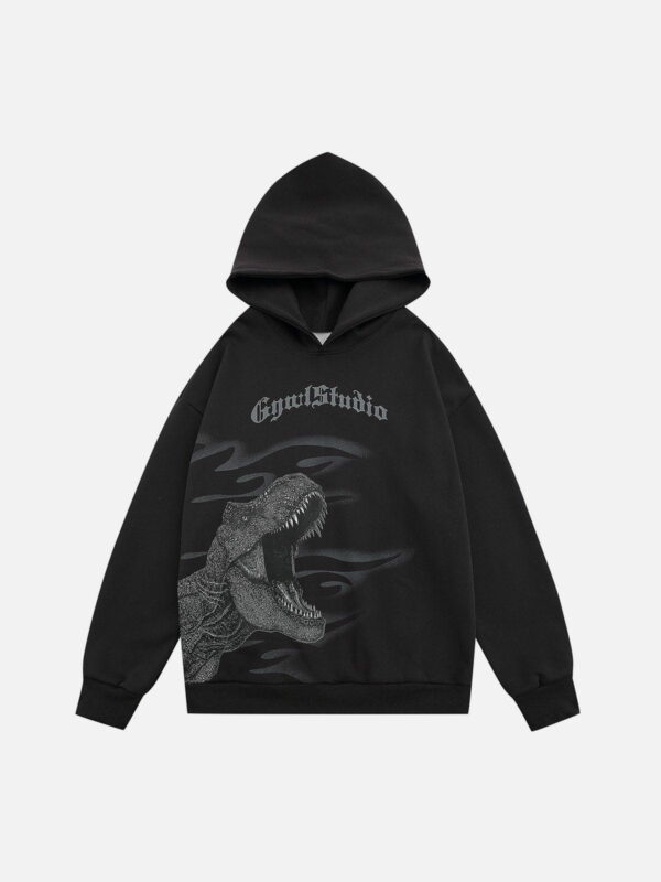 Dinosaur Print Hoodie