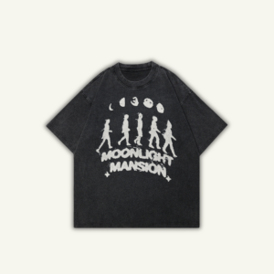 MOONLIGHT | OVERSIZED T-SHIRT WASHED BLACK