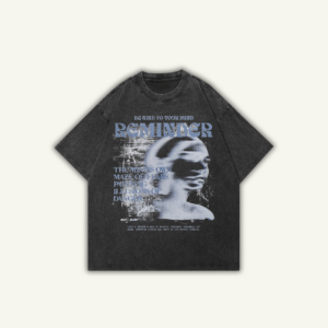 REMINDER | OVERSIZED T-SHIRT WASHED BLACK