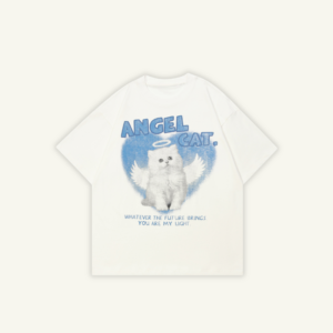 CAT | OVERSIZED T-SHIRT WHITE