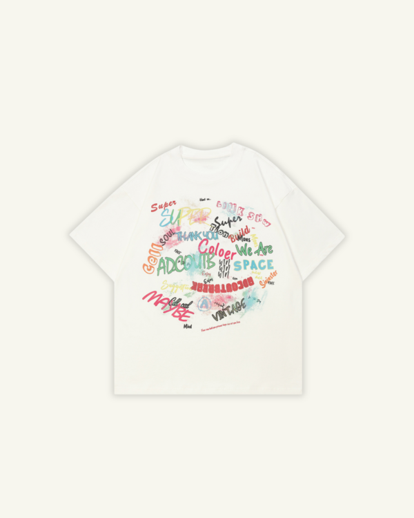 COLOURS | OVERSIZED T-SHIRT WHITE