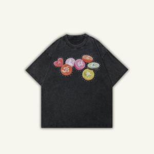 PILLS | OVERSIZED T-SHIRT WASHED BLACK