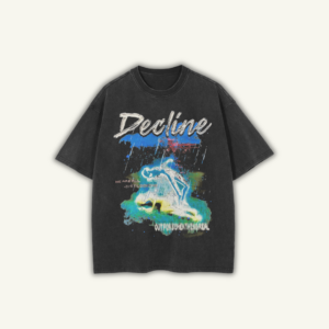 DECLINE | OVERSIZED T-SHIRT WASHED BLACK