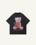 BEAR | OVERSIZED T-SHIRT WASHED BLACK