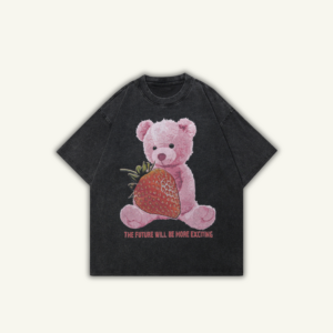 BEAR | OVERSIZED T-SHIRT WASHED BLACK