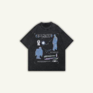 ESCAPE | OVERSIZED T-SHIRT WASHED BLACK