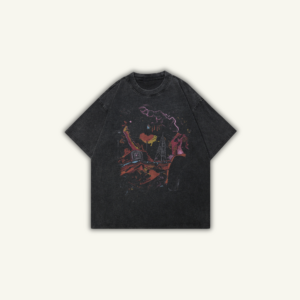 DELUSION | OVERSIZED T-SHIRT WASHED BLACK