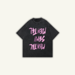 LETTERS | OVERSIZED T-SHIRT WASHED BLACK