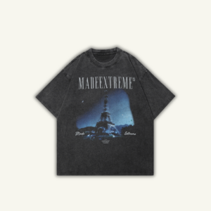 PARIS | OVERSIZED T-SHIRT WASHED BLACK