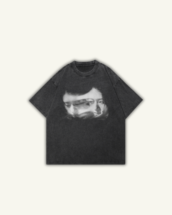 FACES | OVERSIZED T-SHIRT WASHED BLACK