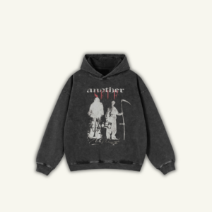 ANOTHER | OVERSIZED HOODIE WASHED BLACK