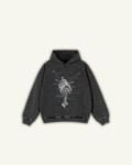 TORSO | OVERSIZED HOODIE WASHED BLACK