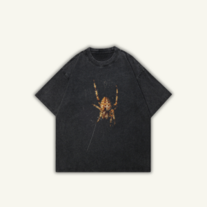 SPIDER | OVERSIZED T-SHIRT WASHED BLACK